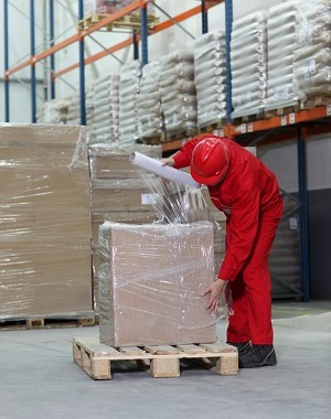 shrink wrapping skid